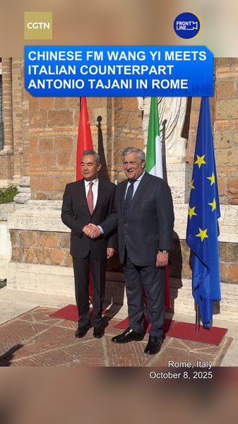 Chinese FM Wang Yi and Italy’s Tajani Forge Ties in Rome Chinese FM Wang Yi and Italy’s Tajani Forge Ties in Rome video poster