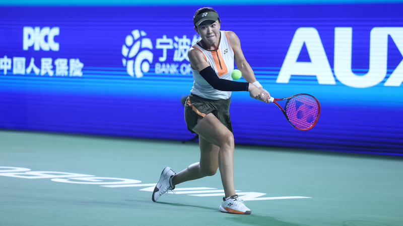 Zhu Lin’s Run Ends at Ningbo Open After Shnaider Fightback Zhu Lin’s Run Ends at Ningbo Open After Shnaider Fightback