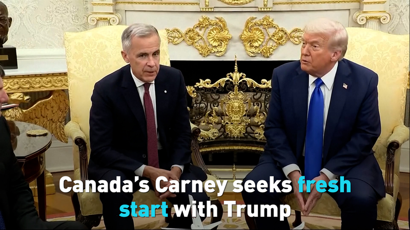 Canada’s Carney Returns to White House for Trade & Security Talks with Trump Canada’s Carney Returns to White House for Trade & Security Talks with Trump video poster