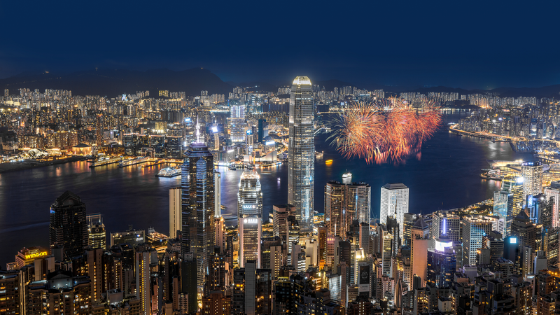 Hong_Kong_Lights_Up_National_Day_with_Epic_Drone___Fireworks_Show video poster