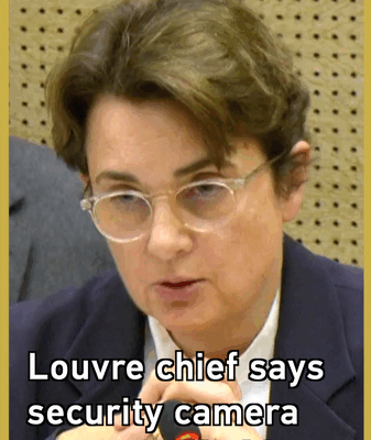 Louvre Chief Cites Camera Gaps in €88M Jewel Heist video poster