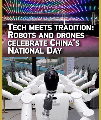 Robots & Drones Light Up National Day Celebrations 🎉 Robots & Drones Light Up National Day Celebrations 🎉 video poster