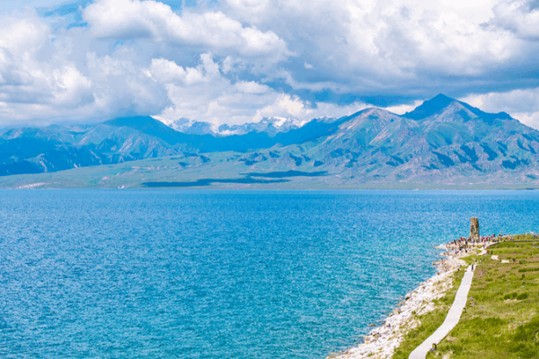 Serenity at Fengfanxi Creek, Sayram Lake Serenity_at_Fengfanxi_Creek__Sayram_Lake video poster