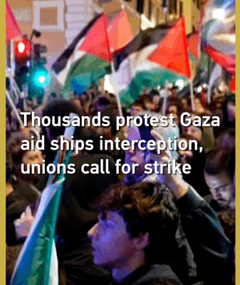 Thousands Rally in Rome to Protest Gaza Aid Ship Interception Thousands_Rally_in_Rome_to_Protest_Gaza_Aid_Ship_Interception video poster