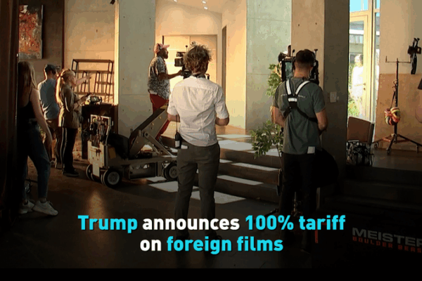 Trump Slaps 100% Tariff on Foreign Films: Hollywood on Edge Trump_Slaps_100__Tariff_on_Foreign_Films__Hollywood_on_Edge video poster