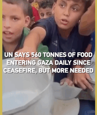 UN: Gaza Receives 560 Tonnes of Food Daily, But More Aid Needed UN__Gaza_Receives_560_Tonnes_of_Food_Daily__But_More_Aid_Needed video poster