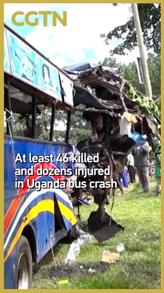 Uganda Bus Crash: 46 Dead in Head-On Collision Uganda_Bus_Crash__46_Dead_in_Head_On_Collision video poster
