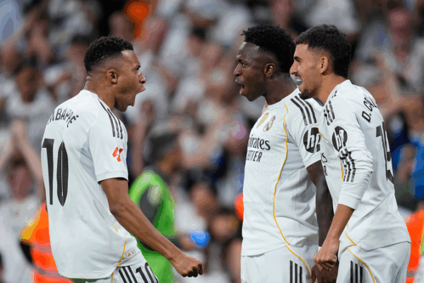 Vinicius Jr and Mbappé Shine in Real Madrid’s 3-1 Win Vinicius Jr and Mbappé Shine in Real Madrid's 3-1 Win
