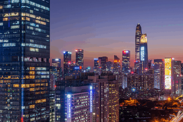 Shenzhen’s Night Skyline Shines at 15th National Games video poster