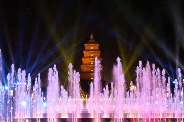 Xi’an Fountain Show: Dazzling Dance of Light & Water video poster