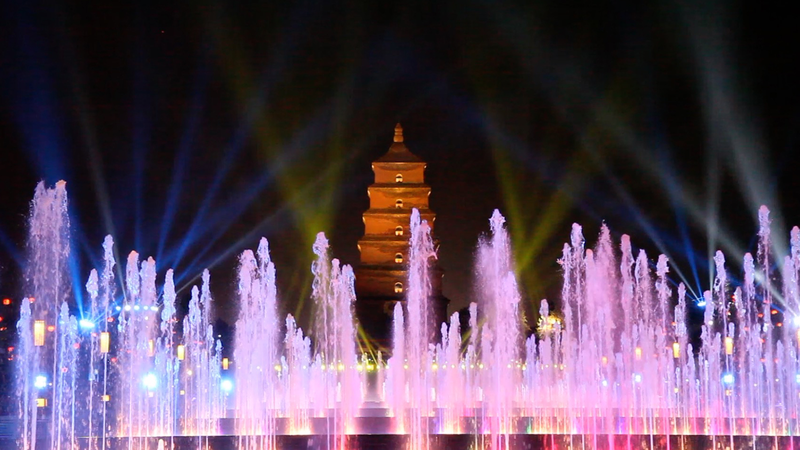 Xi’an Fountain Show: Dazzling Dance of Light & Water video poster