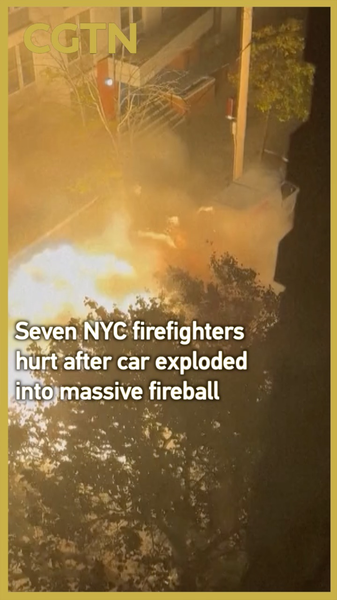 7_NYC_Firefighters_Injured_in_Massive_Car_Fireball_poster - News for amigos, by amigos 7_NYC_Firefighters_Injured_in_Massive_Car_Fireball video poster