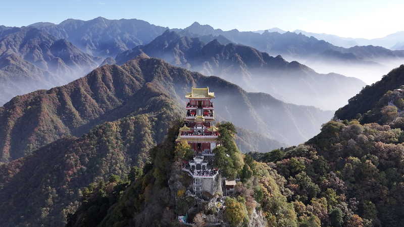Autumn_Magic_Over_Xi_an__South_Wutai_Mountain_s_Temple_Filled_Clouds video poster