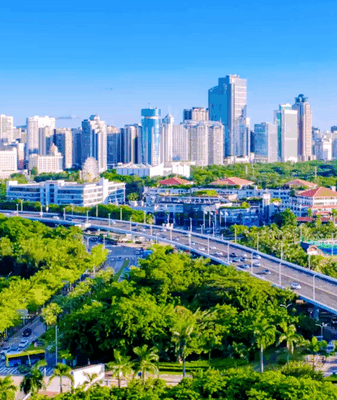 Drone Adventure Over Haikou’s Coconut City video poster