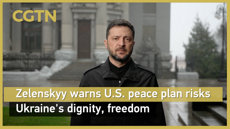 Zelenskyy: US Peace Plan Threatens Ukraine’s Dignity & Freedom video poster