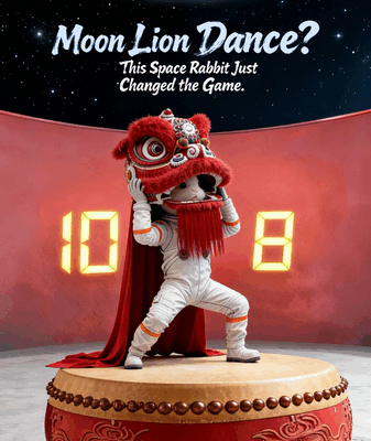 Space Rabbit’s Lion Dance Duel on the Moon! video poster