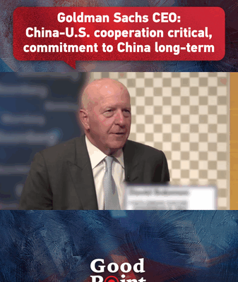 Goldman Sachs CEO Calls for Chinese Mainland–U.S. Economic Cooperation video poster