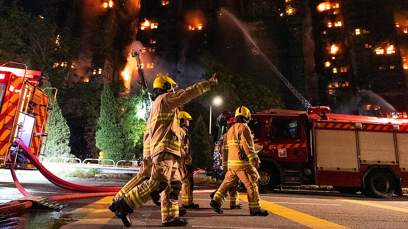 KRW1N9DG9E85XRS95B7Q - News for amigos, by amigos Fire at Hong Kong’s Wang Fuk Court Under Control After Fierce Blaze