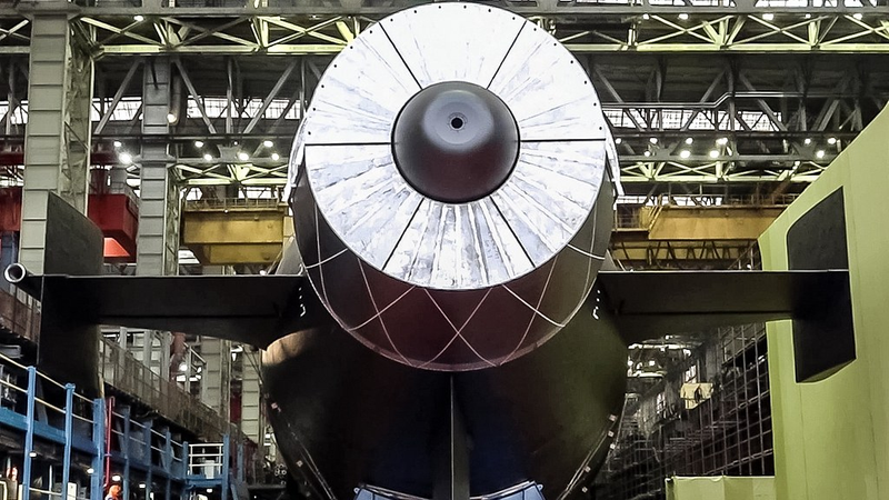 Russia_Launches_Khabarovsk_Nuclear_Submarine_in_Severodvinsk