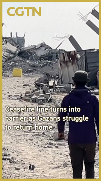 Ceasefire Turns Gaza’s 'Yellow Line' into Barrier video poster