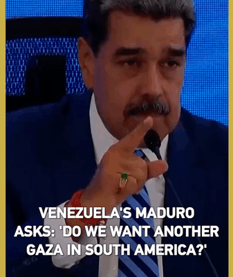 Maduro’s Anti-War Plea: 'Do We Want Another Gaza in South America?' video poster