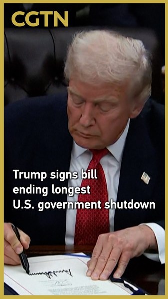 Trump_Signs_Bill_to_End_Record_43_Day_U_S__Government_Shutdown video poster