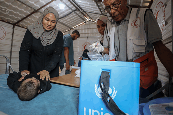 UNICEF__1_Million_Syringes_Block_Gaza_Vaccination_Drive