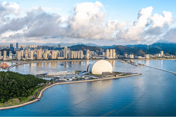 Zhuhai_Grand_Theatre_s_Shell_Design_Steals_the_Show_at_15th_National_Games video poster