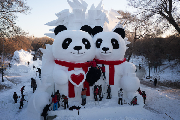 Harbin’s 38th Snow Sculpture Expo Opens with 260+ Icy Masterpieces