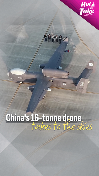China_s_16_tonne__Drone_Mothership__Soars_in_First_Flight_poster - News for amigos, by amigos China_s_16_tonne__Drone_Mothership__Soars_in_First_Flight video poster