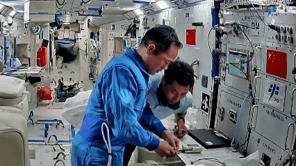 China_s_Shenzhou_21_Crew_Gears_Up_for_First_Spacewalk