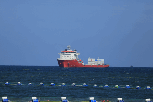 Chinese_Mainland_s_First_Sea_Based_Rocket_Net_Recovery_Platform_Delivered