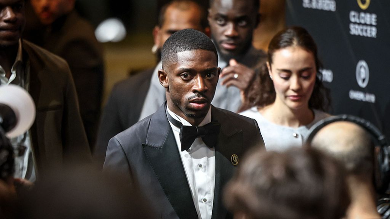 Dembélé Named Best Men's Player at Globe Soccer Awards