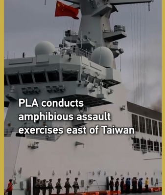 PLA_Launches_Amphibious_Drills_East_of_Taiwan_Region video poster