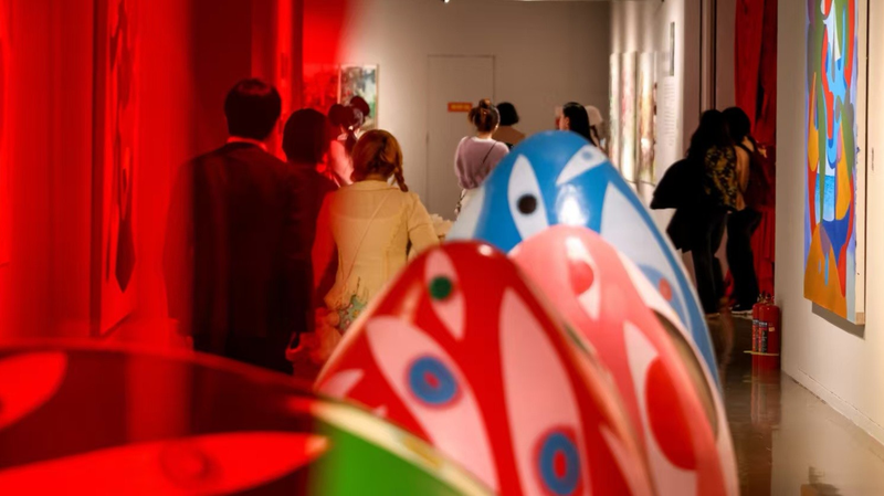 RBBBJYVS5VXCBJR1I69D - News for amigos, by amigos Italian Art Exhibit “Beyond the Mirror” Opens in Beijing