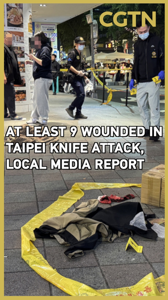Smoke_Grenade_and_Knife_Attack_Near_Taipei_MRT_Leaves_9_Injured video poster