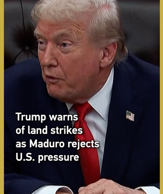 Trump_Threatens_Land_Strikes_as_Maduro_Pushes_Back video poster