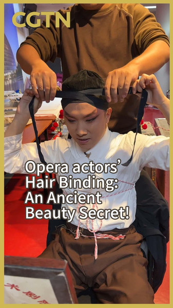 Ancient Opera Hair-Binding Hack: Beauty Secret Revealed 🎭💁‍♀️ video poster