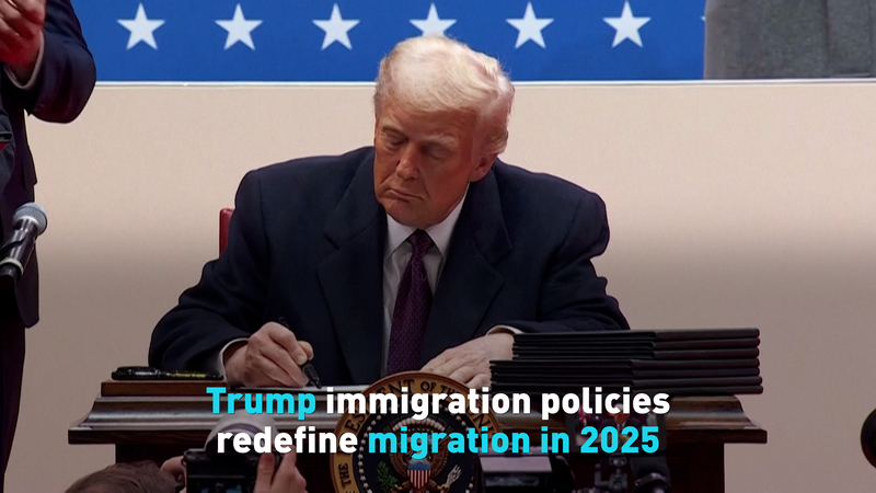 YWIQHOM0VE6AZ96KA04O - News for amigos, by amigos Trump’s 2025 Immigration Overhaul Sparks New Migration Routes video poster