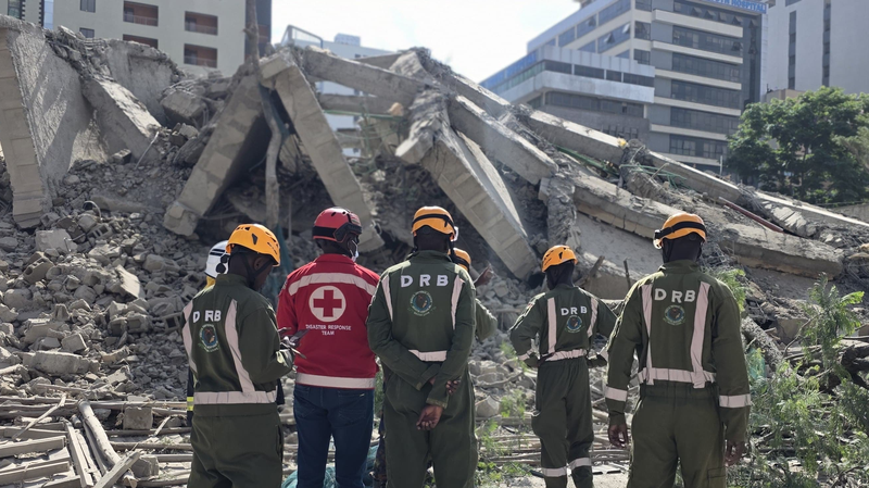 16-Storey Building Collapses in Nairobi’s South C, Four Feared Trapped