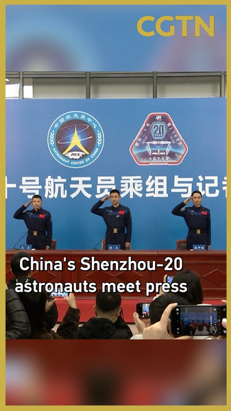 Chinese Mainland's Shenzhou-20 Crew Debrief 204-Day Space Mission & Debris Scare 🚀 video poster