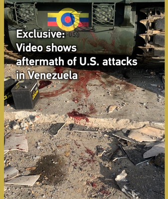 Video Reveals Devastation at Caracas’s Fuerte Tiuna After U.S. Strikes video poster