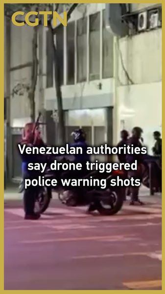 Drone_Over_Caracas_Triggers_Police_Warning_Shots video poster
