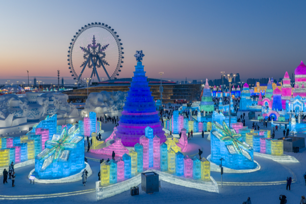 Harbin’s Massive Ice-and-Snow Park Becomes the World’s Largest video poster