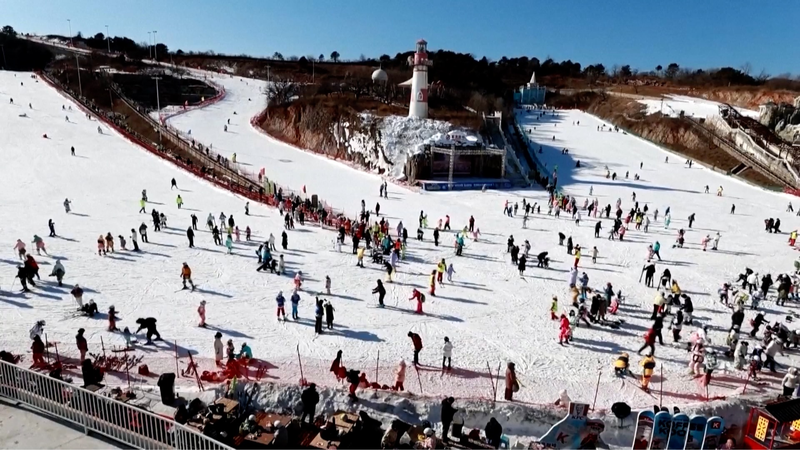 Winter Fun Booms at Tianjin’s Jizhou Ski Resort video poster