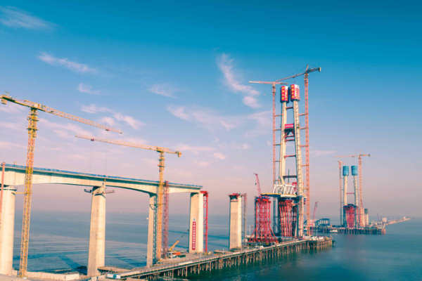 Hangzhou_Bay_Cross_Sea_Rail_Bridge_Tops_Out_First_Tower video poster