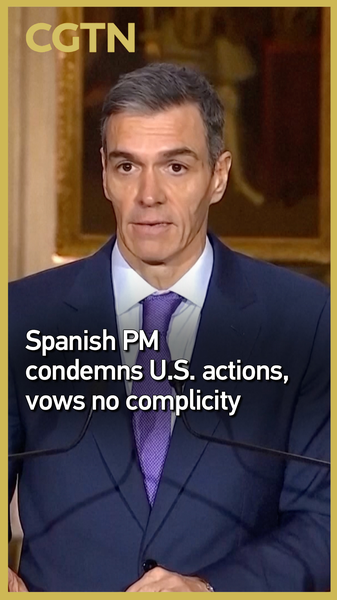 Spain's Sánchez Blasts US Actions in Venezuela and Greenland video poster