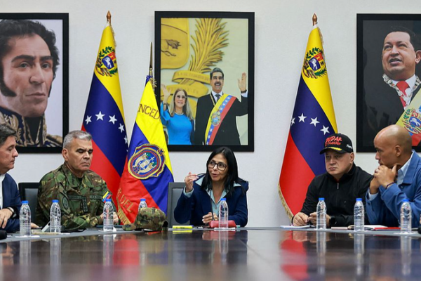 Venezuela’s Delcy Rodriguez Urges 'Balanced and Respectful' Ties with U.S.