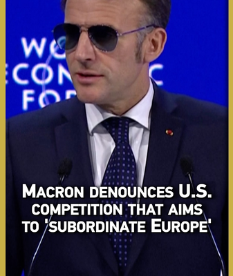 Macron_Slams_US_Competition_at_Davos___Subordinate_Europe__Warning video poster