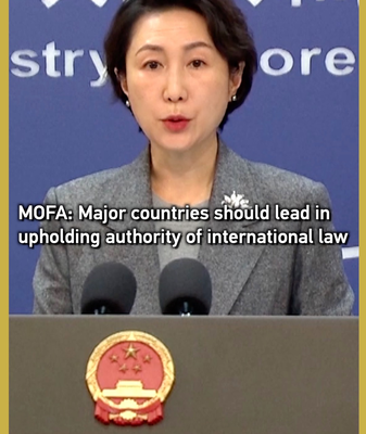 Mao_Ning_Calls_on_Major_Powers_to_Uphold_International_Law video poster